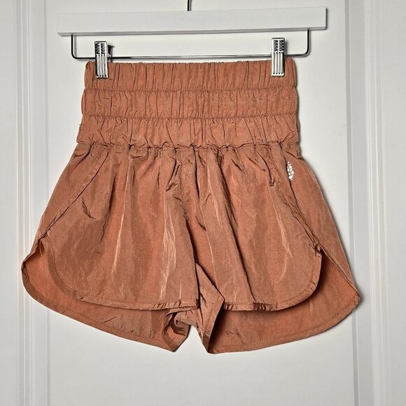 Free People Movement The Way Home Shorts - XS Brushed Apricot - Picture 1 of 6